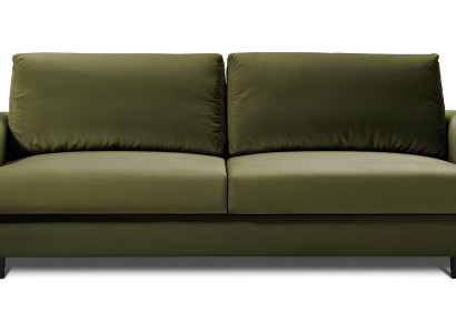 Sofá 3+3 com função de cama, tecido rosa