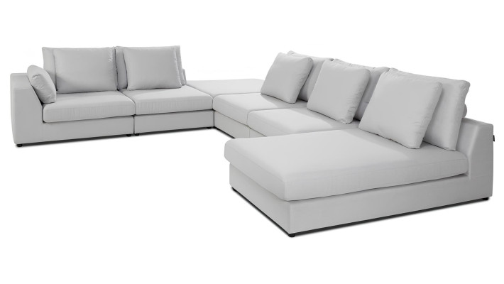 Sofá moderno em forma de U