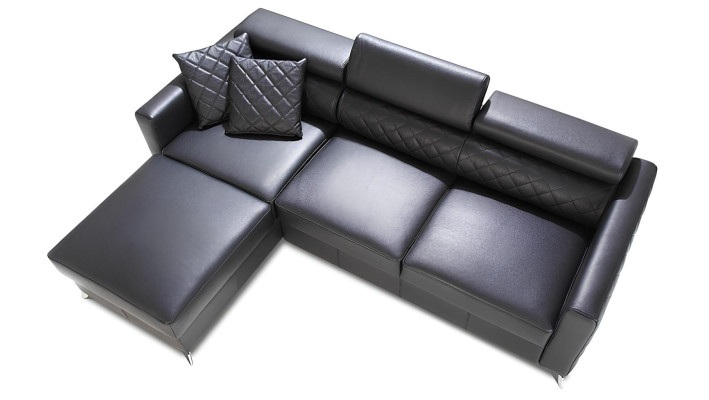 Sofá de couro italiano