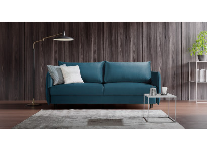 Sofá moderno de casal com função de cama