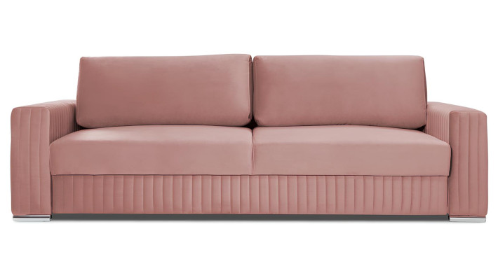 Sofá moderno de 3 lugares com função de cama