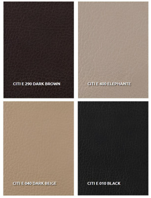 Moderno sofá de casal em couro 100% italiano