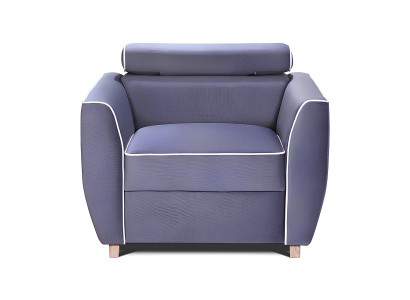 Sofá moderno 3+1 com função de cama