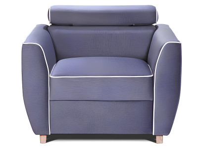 Sofá moderno 3+1 com função de cama