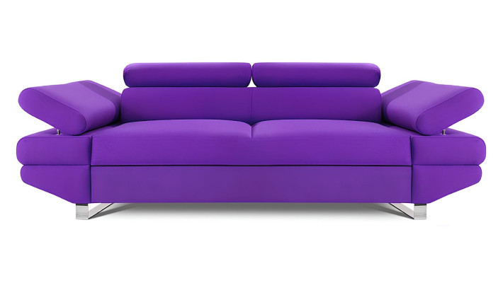 Sofá moderno roxo