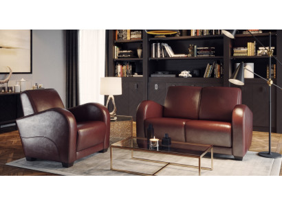 Moderno cadeira de couro 100% italiano para a sala de estar