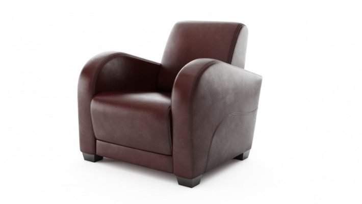 Moderno cadeira de couro 100% italiano para a sala de estar