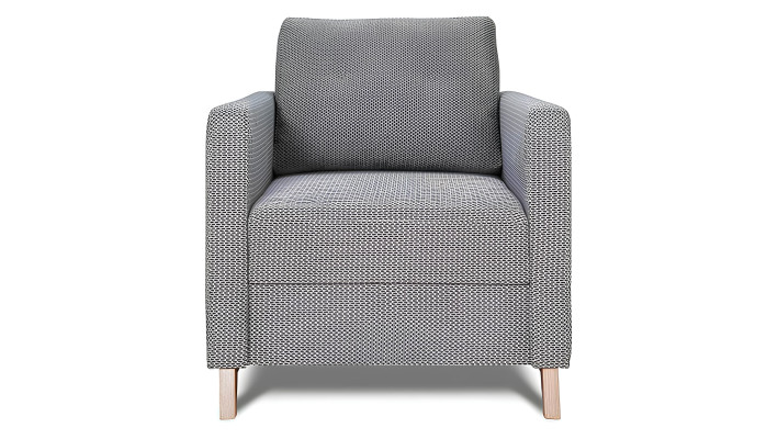 Cadeira relaxante de couro, projetada, estofada, única, relaxante, giratória, para assistir TV