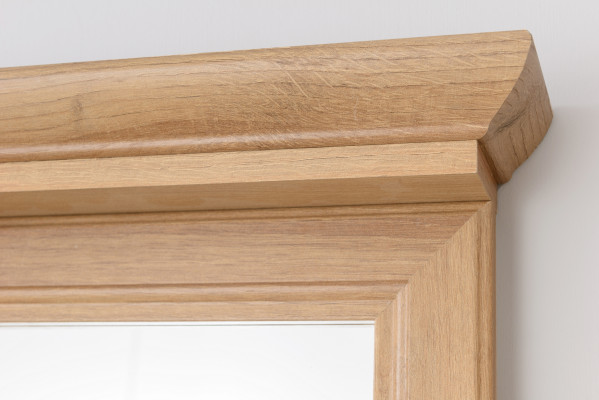 Espelho de banheiro Fali 65x76cm madeira nova