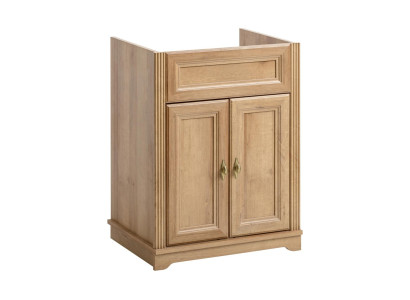 Conjunto de móveis de banheiro móvel com pia de menos de 60 cm