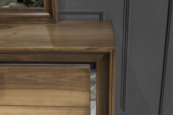 Moderno armário de carregamento + espelho para armazenamento de luxo