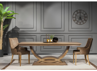 Conjunto de móveis de 9 peças, incluindo mesa, cadeiras, cômoda e espelho