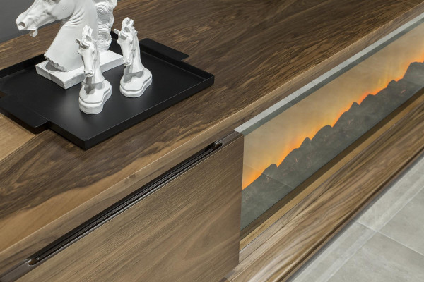 Mesa de televisão móvel