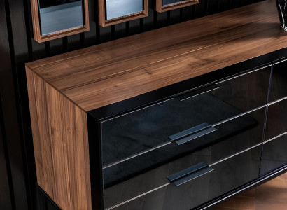 Conjunto de móveis de quarto de luxo, conjunto completo, armário, cama