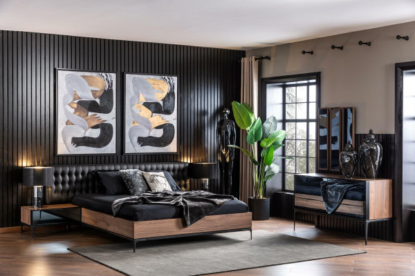 Cama francesa luxe 160x200 cm móveis modernos