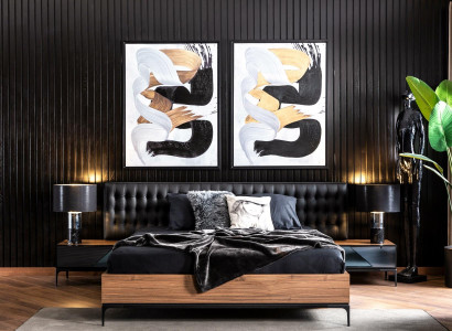 Cama francesa luxe 160x200 cm móveis modernos