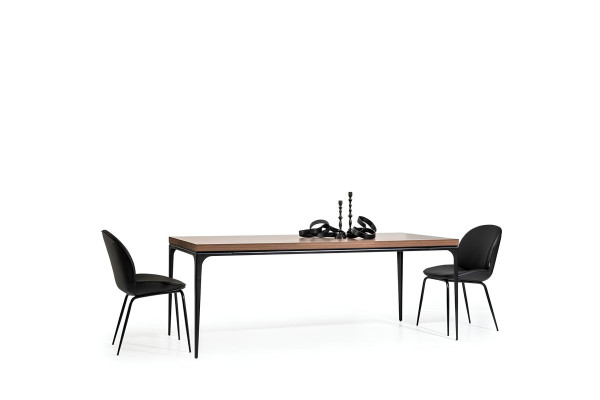 Conjunto de mesa de jantar Luxe, mesa com 4 cadeiras dobráveis