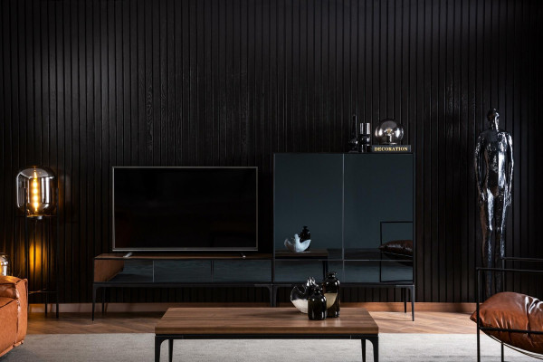 Mesa de TV com armário embutido