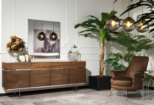 Conjunto de mesa de jantar com 4 cadeiras, durável, espelho