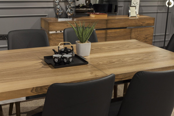 Conjunto de mesa de jantar com 4 cadeiras, durável, espelho