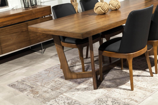 Cadeira de luxo em couro, cadeiras estofadas, móveis de cozinha pretos