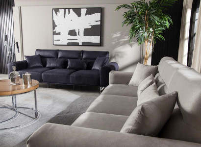 Sofás estilo italiano 3+3+1