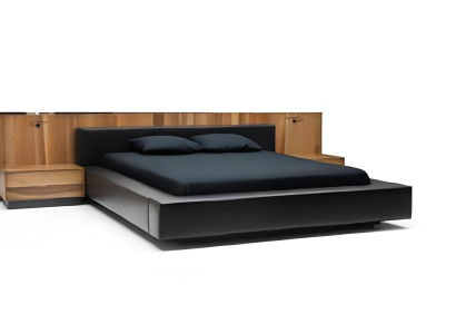 Conjunto de móveis de quarto moderno e luxuoso de 4 peças em marrom