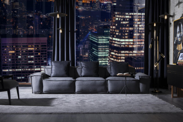 Sofá macio de 300 cm