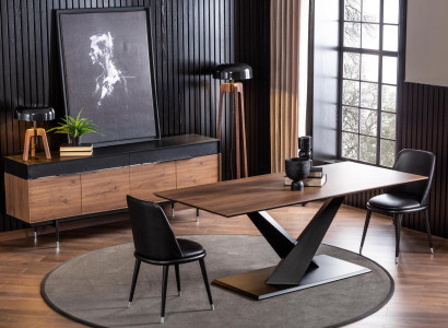 Conjunto de jantar com mesa e 4 cadeiras