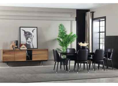 Buffet prático moderno com novo espaço de armazenamento