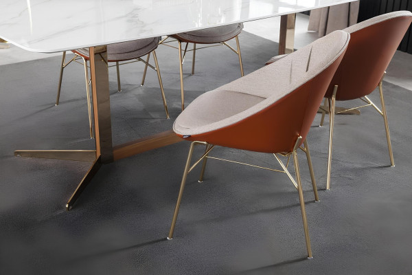 Conjunto de mesa e cadeiras de 6 lugares