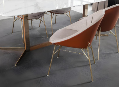 Conjunto de mesa e cadeiras de 6 lugares