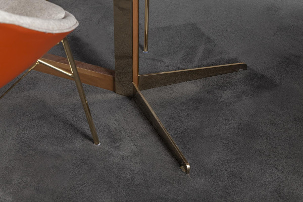 Moderna, luxuosa e confortável mesa de jantar branca