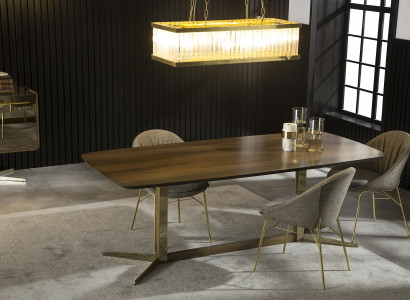 Conjunto de mesa de jantar Koka com 4 cadeiras