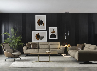 Sofá de canto prático e espaçoso 260cm Tecido