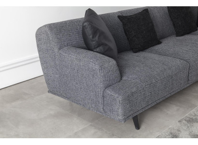 Conjunto de sofá 4+3+1 com mesa