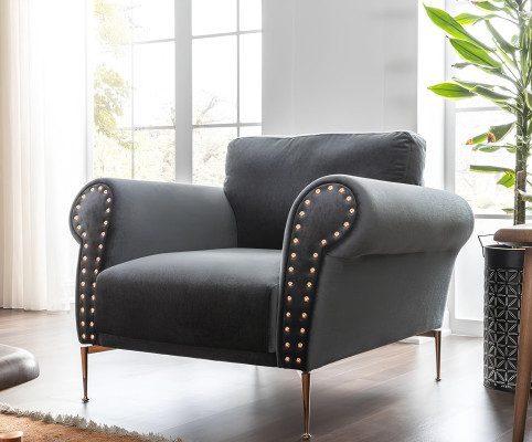 Cadeira, cadeira de cocktail, design moderno, azul, tecido