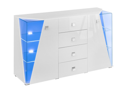 Moderna mesa de TV branca