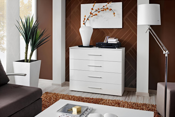 Moderna cômoda móvel branca para a sala de estar, novo móvel