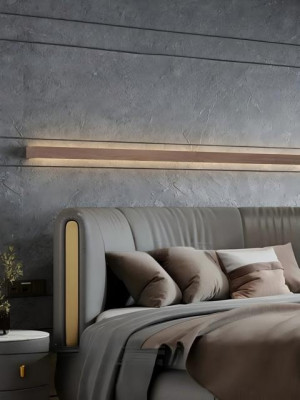 Cama redonda cinza-bege com design moderno e exclusivo para o quarto