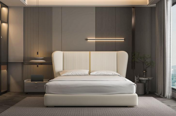 Cama de tecido moderna