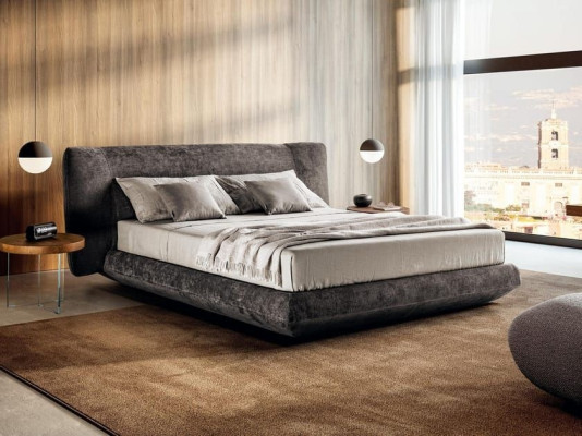 Cama suave de estilo luxuoso moderno
