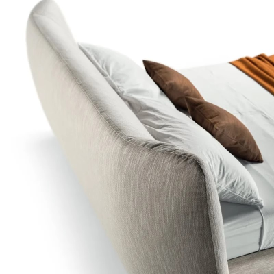 Cama suave de estilo luxuoso moderno