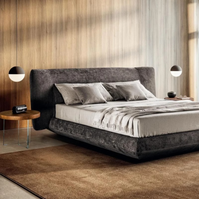 Cama suave de estilo luxuoso moderno