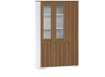 Escrivaninha moderna com tela e espaço de armazenamento elegante