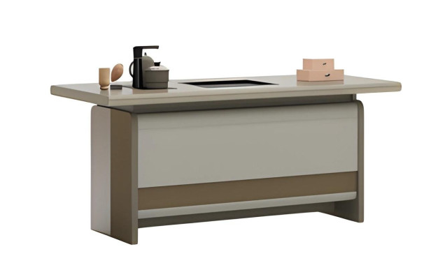 Mesa moderna com espaço de armazenamento prático e design elegante