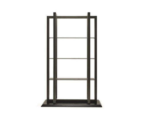 Prateleira de madeira marrom elegante