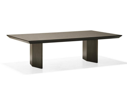 Mesa de café clássica de madeira marrom