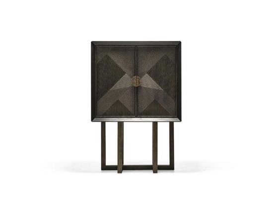 Elegante e moderna vitrine para café, para exibir na sala de estar