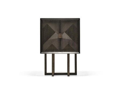 Elegante e moderna vitrine para café, para exibir na sala de estar